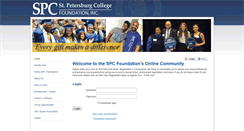 Desktop Screenshot of foundation.spcollege.edu